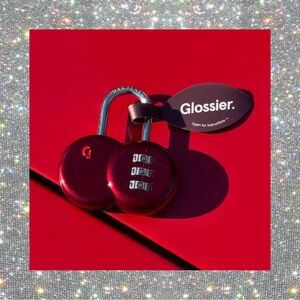 Glossier Cherry Padlock Limited Edition NEW!